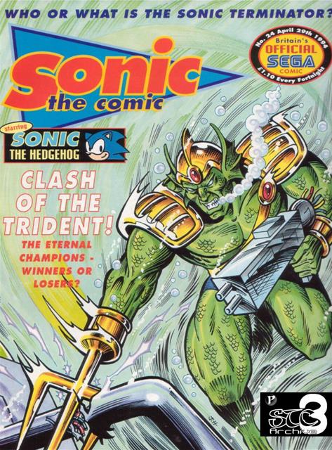Sonic the Comic #24 comic cover