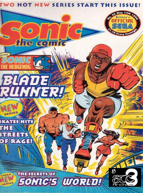 Sonic the Comic #25 comic cover