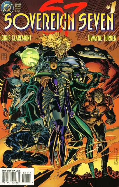 Sovereign Seven #1 comic cover