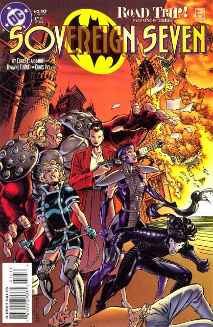Sovereign Seven #10 comic cover