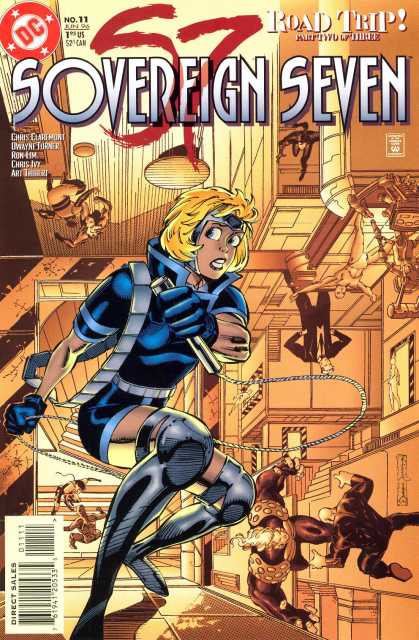 Sovereign Seven #11 comic cover