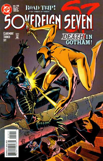 Sovereign Seven #12 comic cover