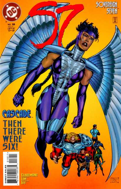 Sovereign Seven #18 comic cover