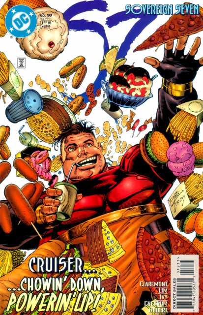 Sovereign Seven #19 comic cover