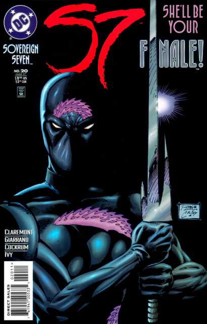 Sovereign Seven #20 comic cover