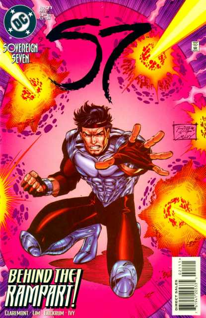 Sovereign Seven #21 comic cover