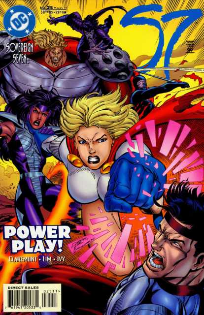 Sovereign Seven #25 comic cover