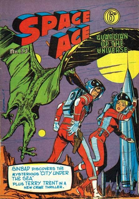 Space Ace Guardian of the Universe #23 comic cover