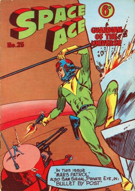 Space Ace Guardian of the Universe #25 comic cover