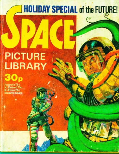 Space Picture Library Holiday Special 1977 comic cover