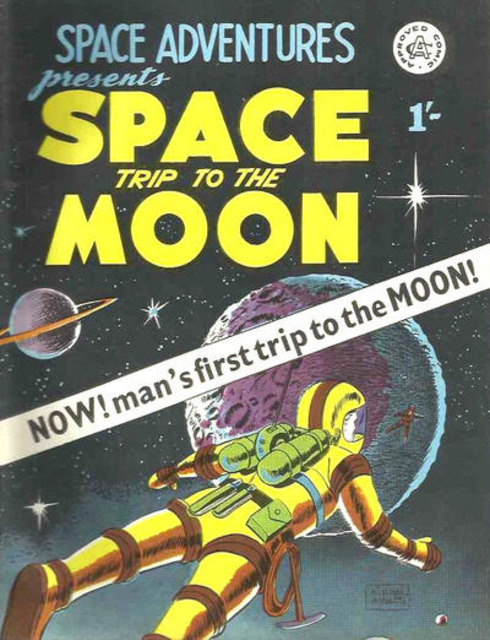 Space Trip To the Moon #1 comic cover
