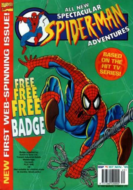 Spectacular Spider Man Adventure #1 comic cover