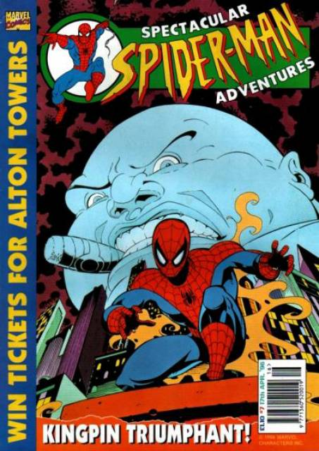 Spectacular Spider Man Adventure #7 comic cover