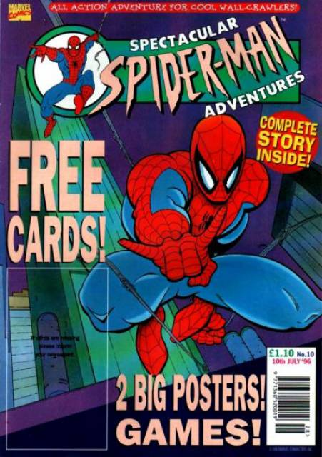 Spectacular Spider Man Adventure #10 comic cover