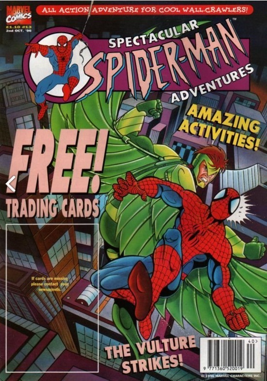 Spectacular Spider Man Adventure #13 comic cover