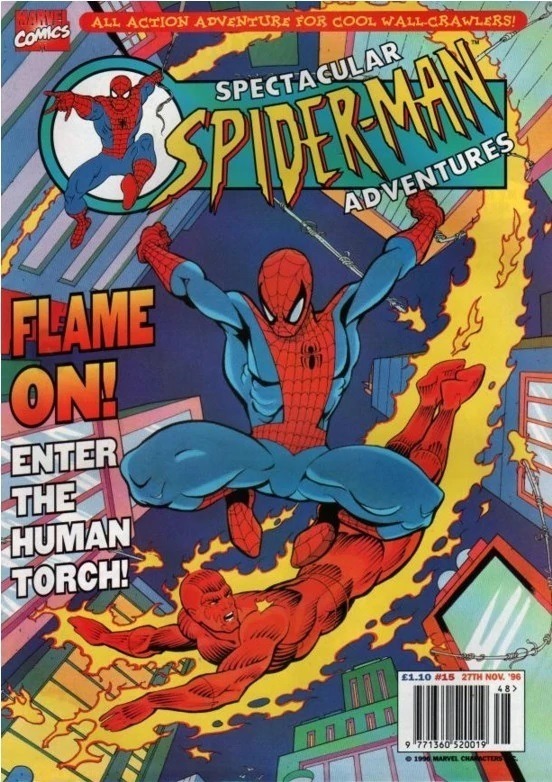 Spectacular Spider Man Adventure #15 comic cover