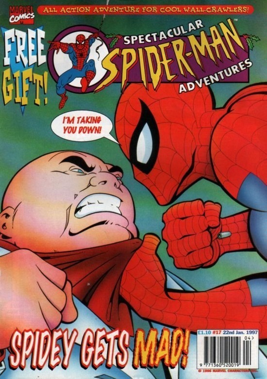 Spectacular Spider Man Adventure #17 comic cover