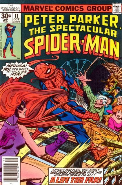 Spectacular Spider-Man #11 comic cover