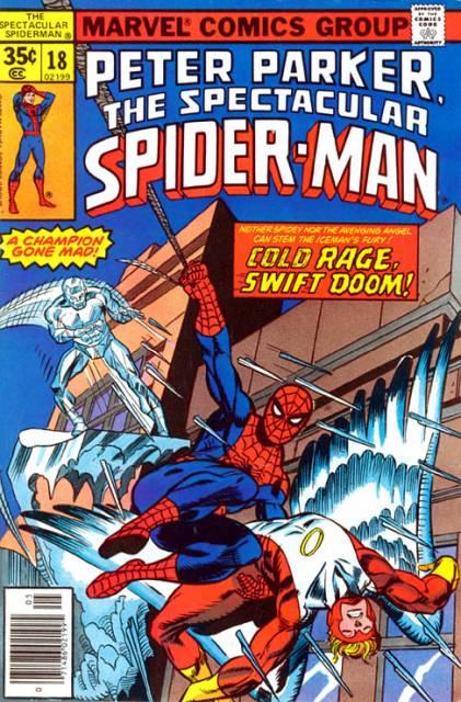 Spectacular Spider-Man #18 comic cover