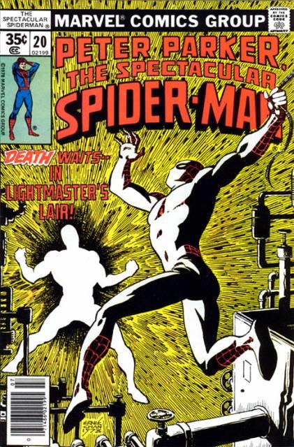 Spectacular Spider-Man #20 comic cover