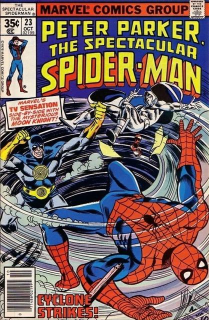 Spectacular Spider-Man #23 comic cover