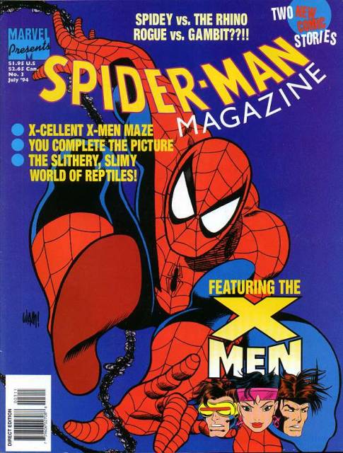 Spider-Man Magazine #3 comic cover