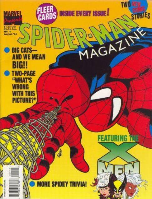 Spider-Man Magazine #4 with free gift comic cover