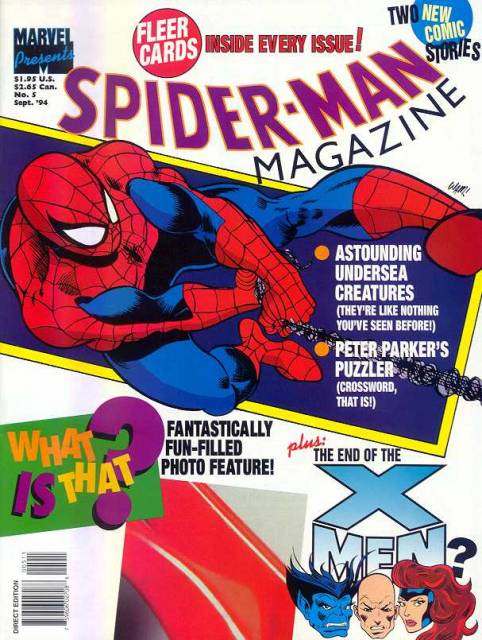 Spider-Man Magazine #5 with free gift comic cover