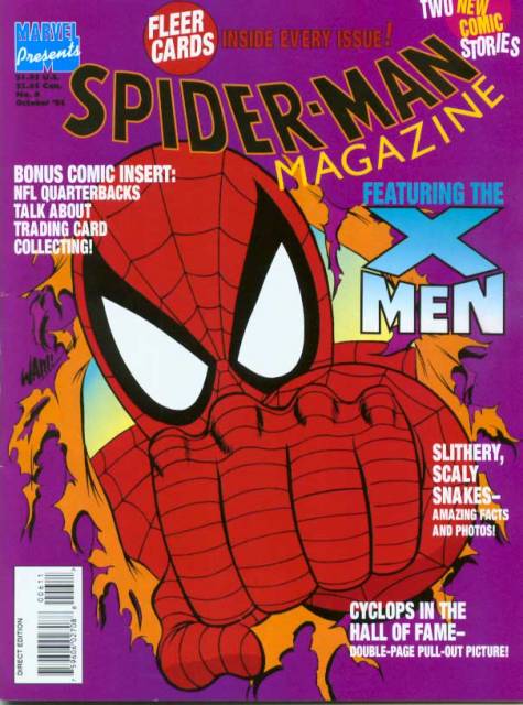 Spider-Man Magazine #6 with free gift comic cover