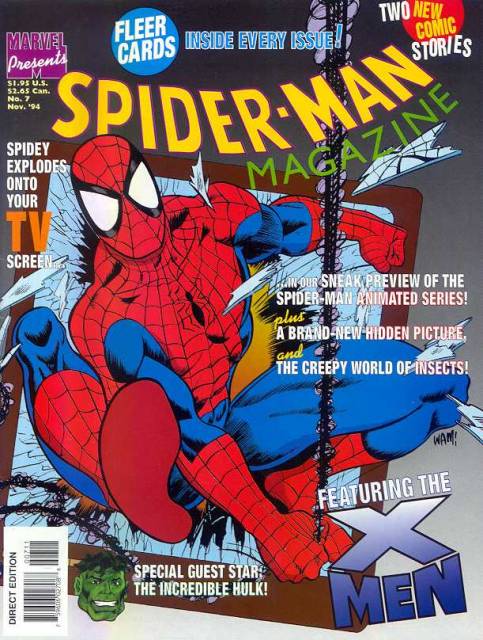 Spider-Man Magazine #7 with free gift comic cover
