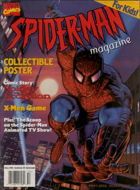 Spider-Man Magazine #14 with free gift comic cover