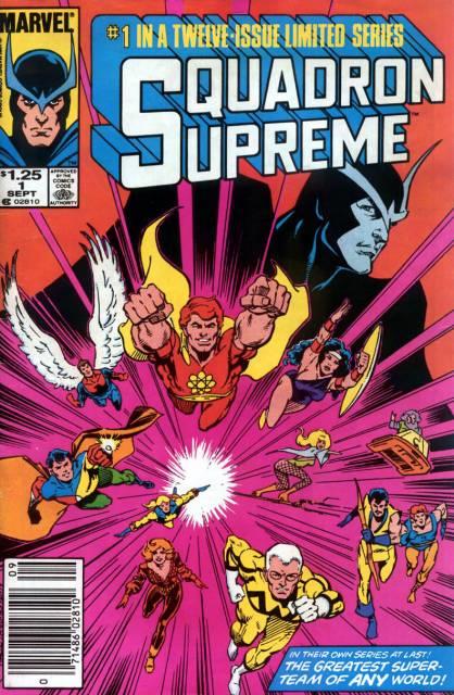 Squadron Supreme #1 comic cover