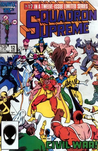 Squadron Supreme #12 comic cover