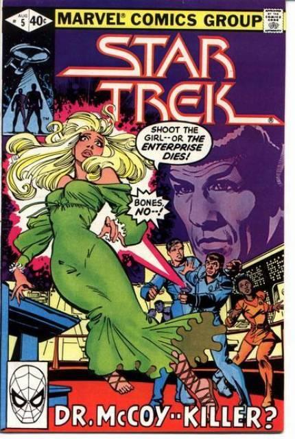 Star Trek #5 comic cover