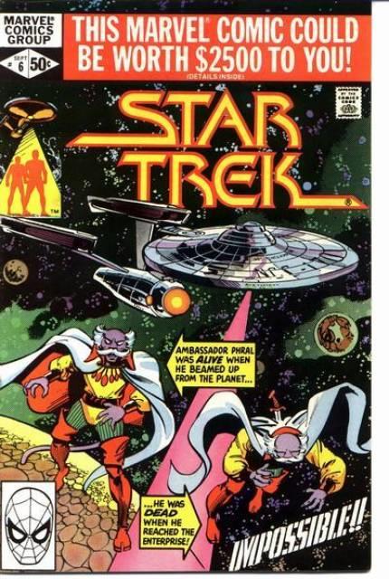 Star Trek #6 comic cover