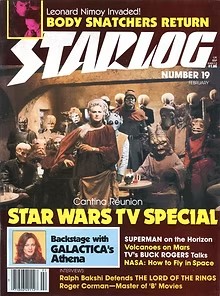 Starlog Magazine #19 comic cover
