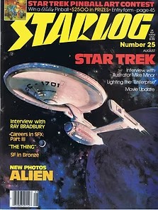 Starlog Magazine #25 comic cover