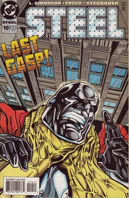Steel Vol 1 #10 comic cover