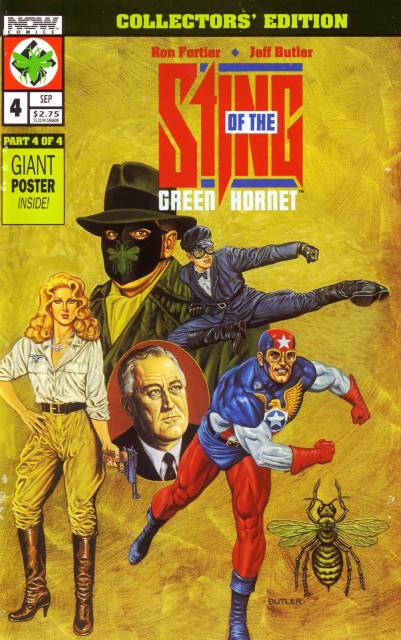 Sting of the Green Hornet #4 comic cover