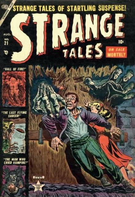 Strange Tales #21 comic cover