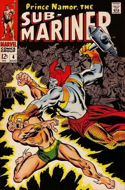 Sub-Mariner #4 comic cover