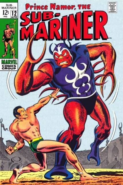 Sub-Mariner #12 comic cover
