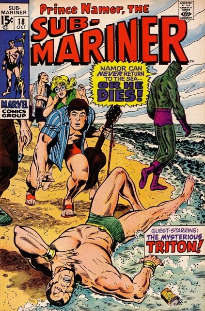 Sub-Mariner #18 comic cover