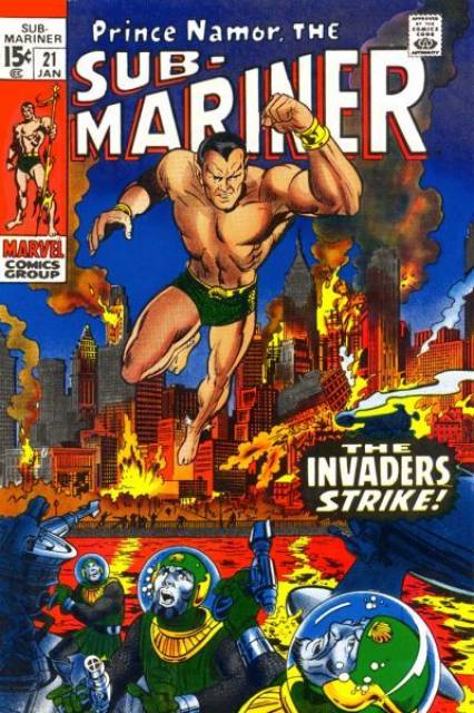 Sub-Mariner #21 comic cover