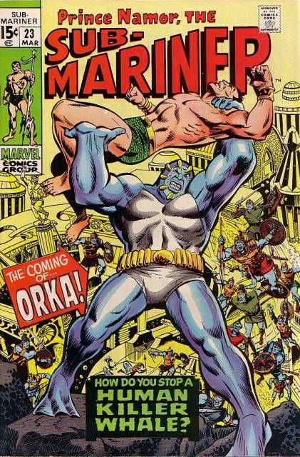 Sub-Mariner #23 comic cover