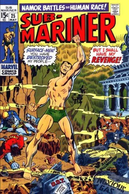 Sub-Mariner #25 comic cover
