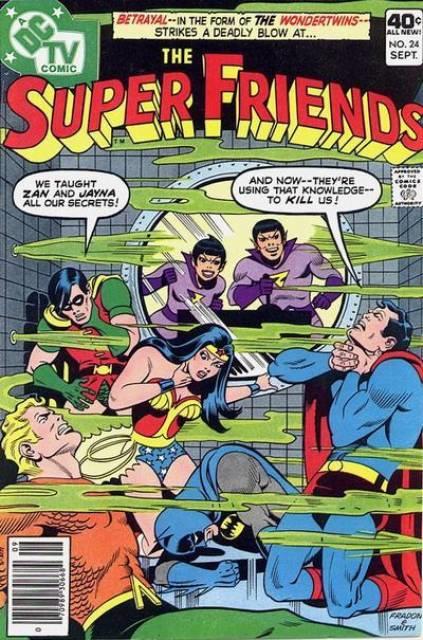 Super Friends #24 comic cover