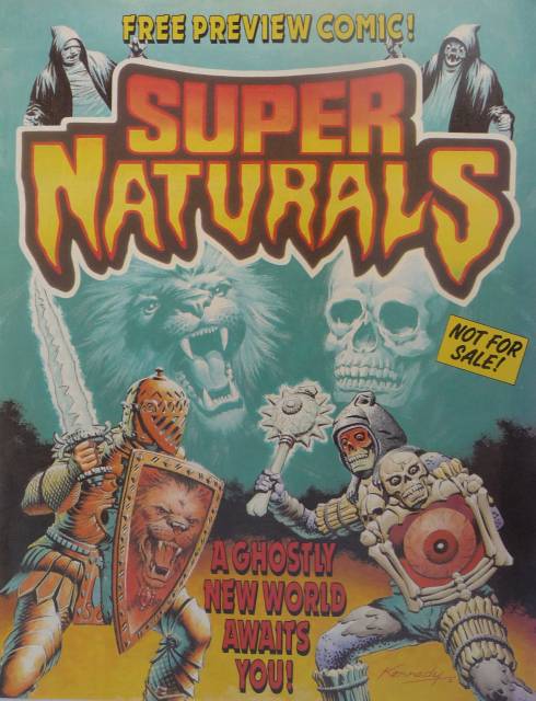 Super Naturals Preview with free gift comic cover