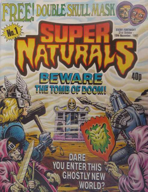 Super Naturals ##1 - 31 October 1987 comic cover