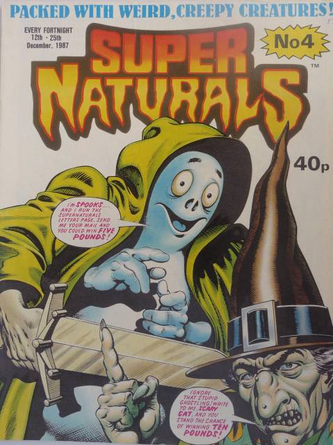 Super Naturals ##4 - 28 November 1987 comic cover